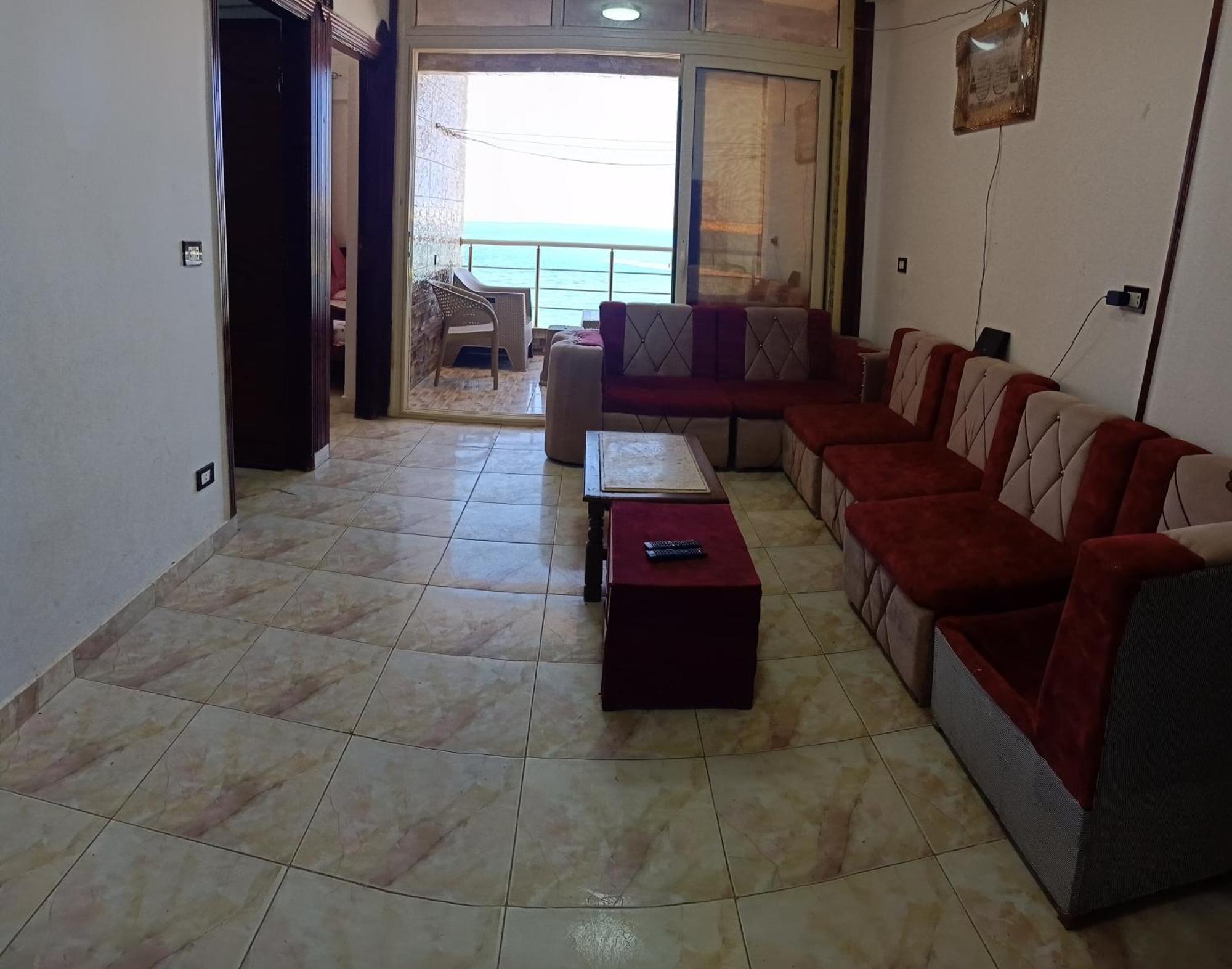 Furnished Apartment - Beach View "Nearest Beach 2 Minutes Walking" - Free Wifi- Abo Keer - Alexandria - Egypt Abu Qir Esterno foto